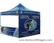 10 x 10 Pop Up Tent - Lighting Bolt